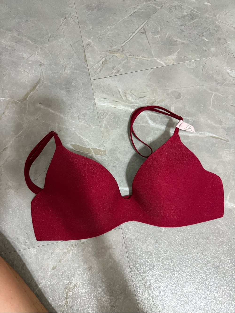 Victoria's Secret Wine Red Seamless T-Shirt Bra